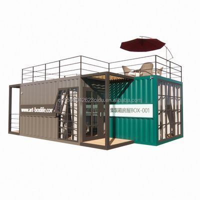 Couleur personnalisée Modèle de construction rapide Modulaire maison préfabriquée Hôtel Container maisons avec salle de bain et cuisine pour les hôtels