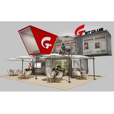 Couleur personnalisée Maison modulaire mobile préfabriquée moderne facile à installer Pack plat Container amovible préfabriqué