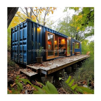 Paroi de conteneur extensible 50/75/100mm Panneau sandwich ondulé pour extérieur 20ft et 40ft Container d'expédition portable préfabriqué