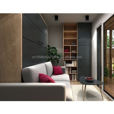 Paroi de conteneur extensible 50/75/100mm Panneau sandwich ondulé pour extérieur 20ft et 40ft Container d'expédition portable préfabriqué