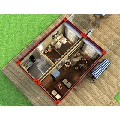 Paroi de conteneur extensible 50/75/100mm Panneau sandwich ondulé pour extérieur 20ft et 40ft Container d'expédition portable préfabriqué