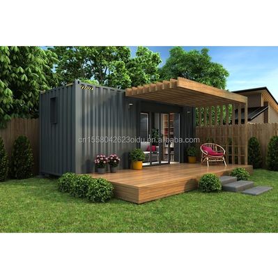 Paroi de conteneur extensible 50/75/100mm Panneau sandwich ondulé pour extérieur 20ft et 40ft Container d'expédition portable préfabriqué