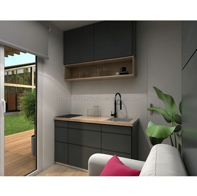 Paroi de conteneur extensible 50/75/100mm Panneau sandwich ondulé pour extérieur 20ft et 40ft Container d'expédition portable préfabriqué