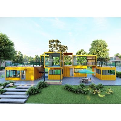 Paroi 50/75/100 mm Panneau sandwich ondulé Contenant de bureau pour conception moderne Contenant préfabriqué évolutif Maison