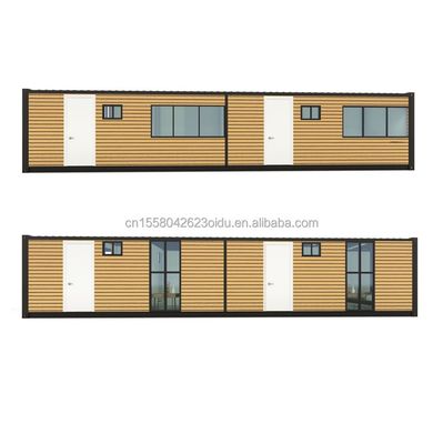 Hôtel 40 pieds 2 chambres à coucher Container de vie maison de couleur personnalisée préfabriquée préfabriquée modulaire minuscule mobile expédition portable maisons