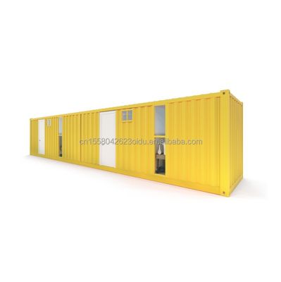 Container de 4 chambres à coucher résidentiel Mini Lounge Hôtel et couleur personnalisée pour la vente d'hôtel
