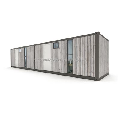 Container de 4 chambres à coucher résidentiel Mini Lounge Hôtel et couleur personnalisée pour la vente d'hôtel