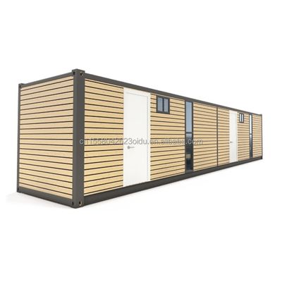 Container d'expédition mobile avec 4 chambres à coucher Residentiel Mini-salon mural 50/75/100mm Wave Sandwich Panel
