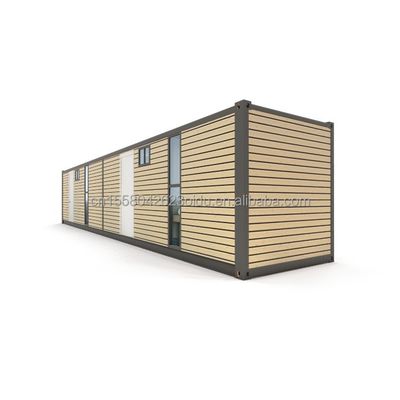 Container d'expédition mobile avec 4 chambres à coucher Residentiel Mini-salon mural 50/75/100mm Wave Sandwich Panel