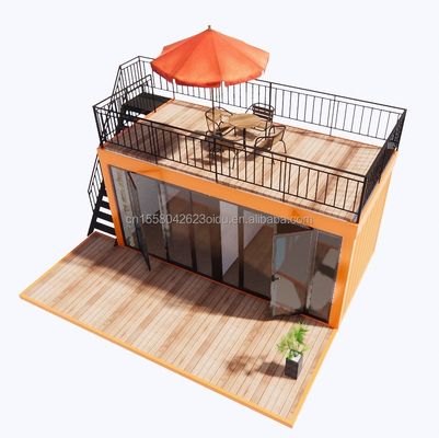 Vente directe d'assemblage rapide de la structure en acier préfabriqué maison mobile pour la maison de la cafétéria conteneur en 20ft ou 40ft