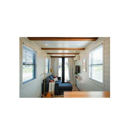 Maison de conteneurs mobiles à plancher en bois pour le transport et la charge 20'/40' Container Maison de conteneurs pliables modulaires préfabriqués