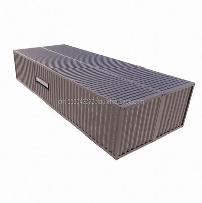 Structure principale Tubes carrées en acier galvanisé Luxe 2 chambres à coucher Module de conteneur plat pour une maison pratique de 20 pieds ou 40 pieds