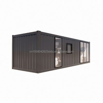 Paroi 50/75/100mm Panneau sandwich ondulé 20 pieds Beaux maisons en conteneurs préfabriqués avec acier galvanisé