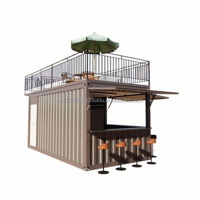 Container portable standard maison préfabriquée en acier bureau mobile 20ft porte-conteneur pliable élargi maison pour la salle d'activité