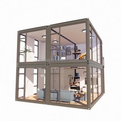 Commodité de bureau pour le supermarché Grand rideau mur vitreuse fenêtre maison mobile salle de conteneurs