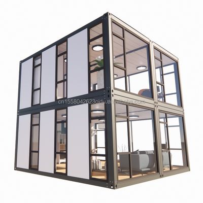 Commodité de bureau pour le supermarché Grand rideau mur vitreuse fenêtre maison mobile salle de conteneurs