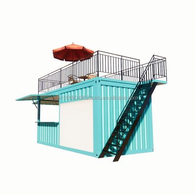 fenêtres en alliage d'aluminium style de design moderne portable 20 pieds conteneur pliable extensible maison salle d'activité pour bureau ou mobile