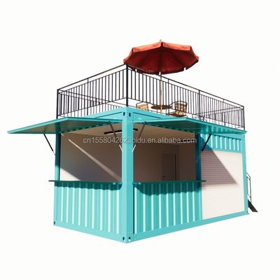 fenêtres en alliage d'aluminium style de design moderne portable 20 pieds conteneur pliable extensible maison salle d'activité pour bureau ou mobile