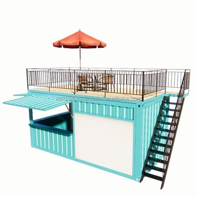 fenêtres en alliage d'aluminium style de design moderne portable 20 pieds conteneur pliable extensible maison salle d'activité pour bureau ou mobile