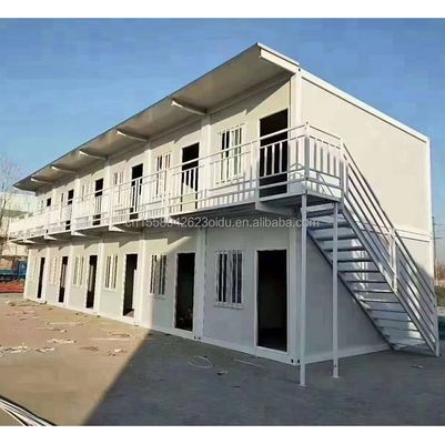 Hôtel Standard Container Portable Maison préfabriquée en acier Bureau Mobile 20ft Extensible Container pliable Maison salle d'activité