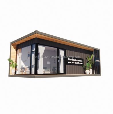 30 pieds maison de conteneurs en bois portable structure en acier durable pour les applications maritimes