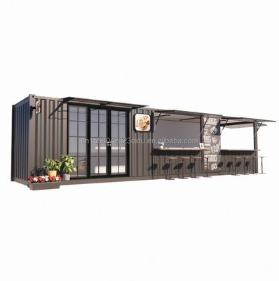 Solution d'hébergement hôtelier Maison modulaire préfabriquée en conteneurs dans un magasin en conteneurs avec fenêtres en alliage d'aluminium