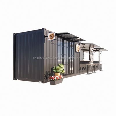 Solution d'hébergement hôtelier Maison modulaire préfabriquée en conteneurs dans un magasin en conteneurs avec fenêtres en alliage d'aluminium