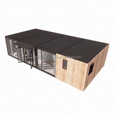 Couleur personnalisée Deux étages Container robuste Bar Stall Mini 20 pieds Pop-up Store avec tubes carrés en acier galvanisé