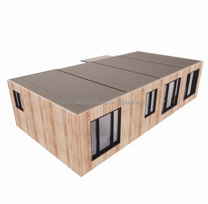 Couleur personnalisée Deux étages Container robuste Bar Stall Mini 20 pieds Pop-up Store avec tubes carrés en acier galvanisé
