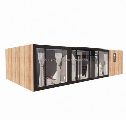 Couleur personnalisée Deux étages Container robuste Bar Stall Mini 20 pieds Pop-up Store avec tubes carrés en acier galvanisé