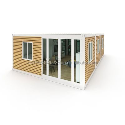 Maison pliable en acier galvanisé 180g 40ft 20ft avec cadre préfabriqué et en acier