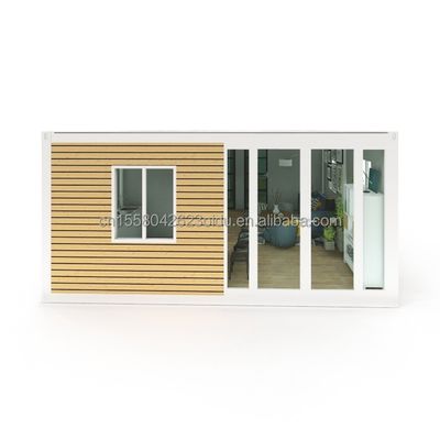 Maison pliable en acier galvanisé 180g 40ft 20ft avec cadre préfabriqué et en acier