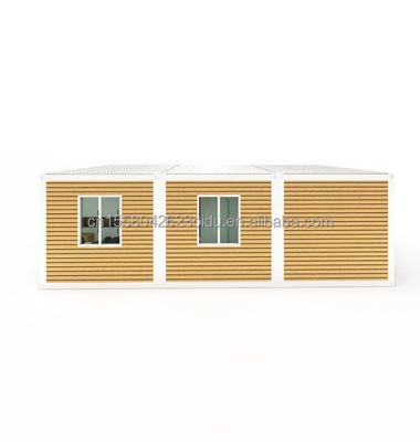 Maison pliable en acier galvanisé 180g 40ft 20ft avec cadre préfabriqué et en acier