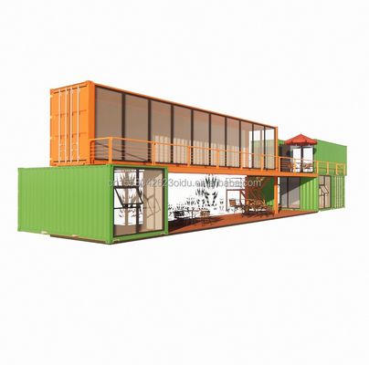 Modulaire Petit Kit Cabine Residentiel Container Logement Structure principale Tubes carrées en acier galvanisé
