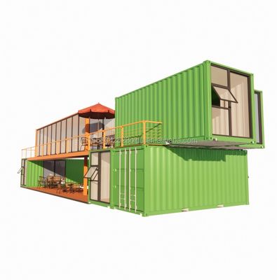 Modulaire Petit Kit Cabine Residentiel Container Logement Structure principale Tubes carrées en acier galvanisé