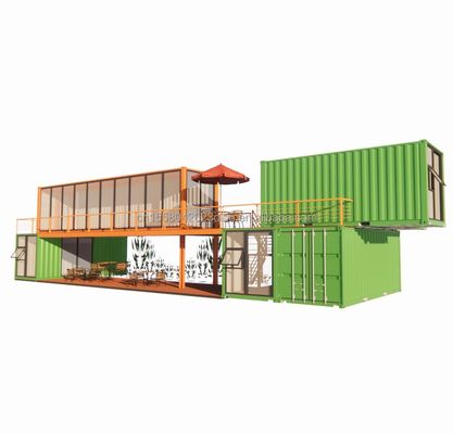 Modulaire Petit Kit Cabine Residentiel Container Logement Structure principale Tubes carrées en acier galvanisé