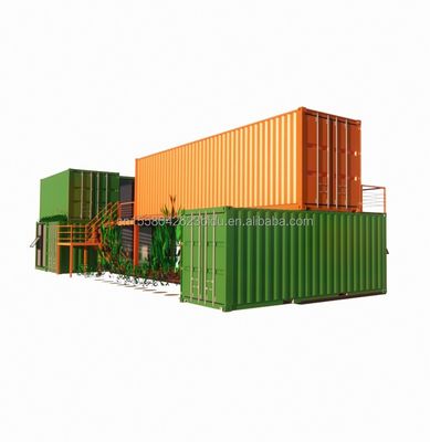 Modulaire Petit Kit Cabine Residentiel Container Logement Structure principale Tubes carrées en acier galvanisé
