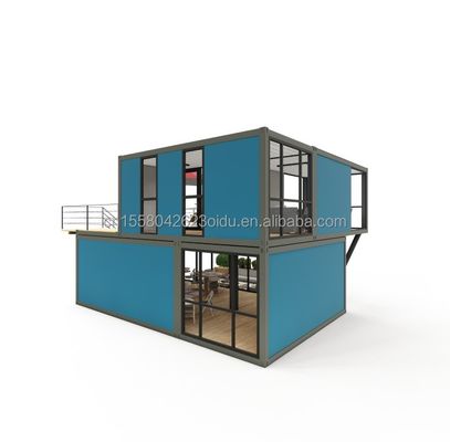 Bâtiments modulaires en acier Hôtels Container maisons préfabriquées mobiles 40ft Expédition Container de restauration rapide Restaurant Café Café et bar