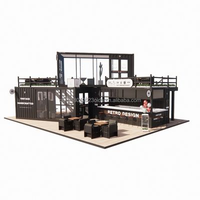 Construction préfabriquée pliable magasin portable entrepôt immeuble de bureaux expédition conteneur maison de déménagement remorques avec couleur personnalisée