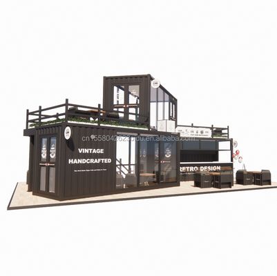 Construction préfabriquée pliable magasin portable entrepôt immeuble de bureaux expédition conteneur maison de déménagement remorques avec couleur personnalisée