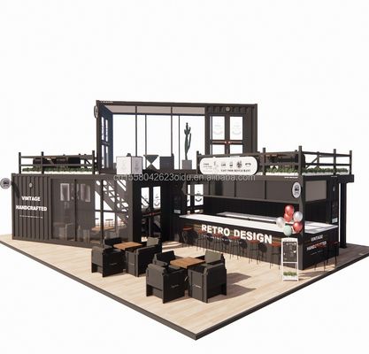 Construction préfabriquée pliable magasin portable entrepôt immeuble de bureaux expédition conteneur maison de déménagement remorques avec couleur personnalisée