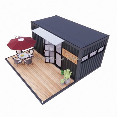 Construire rapidement une petite maison Container maisons de style de design moderne maisons préfabriquées pour une chambre à coucher une salle de bains solution de vie