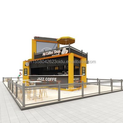 Alliage d'aluminium fenêtres 20 pieds 40 pieds préfabriqué mobile Bar de livraison cafés restaurant conteneur maison modulaire maison
