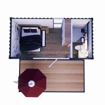 Construire rapidement une petite maison Container maisons de style de design moderne maisons préfabriquées pour une chambre à coucher une salle de bains solution de vie