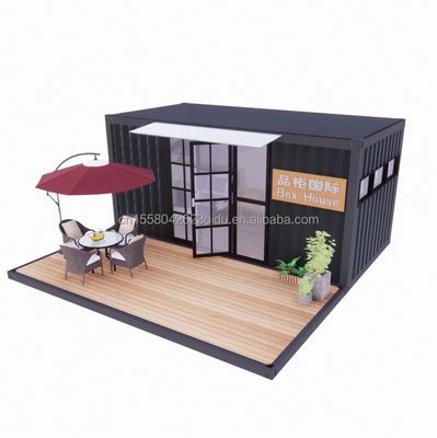 Construire rapidement une petite maison Container maisons de style de design moderne maisons préfabriquées pour une chambre à coucher une salle de bains solution de vie