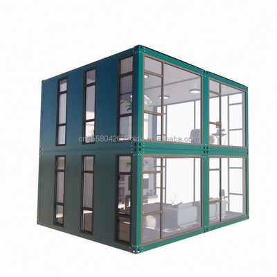 Fenêtres en alliage d'aluminium dans des chambres de luxe personnalisées Salles de bains et cuisines avec 50/75/100mm ondes panneaux sandwich murs