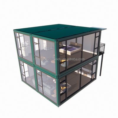 Fenêtres en alliage d'aluminium dans des chambres de luxe personnalisées Salles de bains et cuisines avec 50/75/100mm ondes panneaux sandwich murs