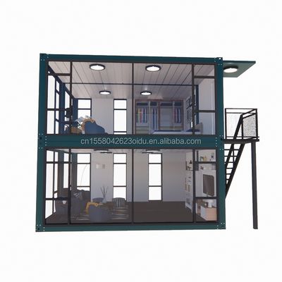 Fenêtres en alliage d'aluminium dans des chambres de luxe personnalisées Salles de bains et cuisines avec 50/75/100mm ondes panneaux sandwich murs