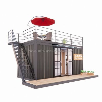 Design moderne 20 pieds ou 40 pieds Container d'expédition portable Magasin de vêtements Magasin mobile préfabriqué Magasin maison pour le commerce de détail