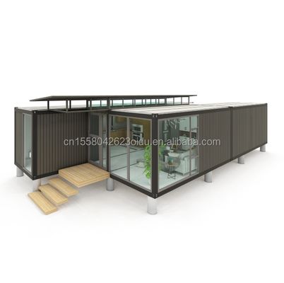 Maison de conteneurs de couleur personnalisée Maison préfabriquée mobile Maison préfabriquée de 20 pieds